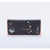BLACK KIMONO WALLET