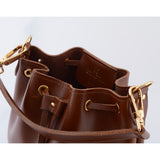 BUCKET BAG BROWN