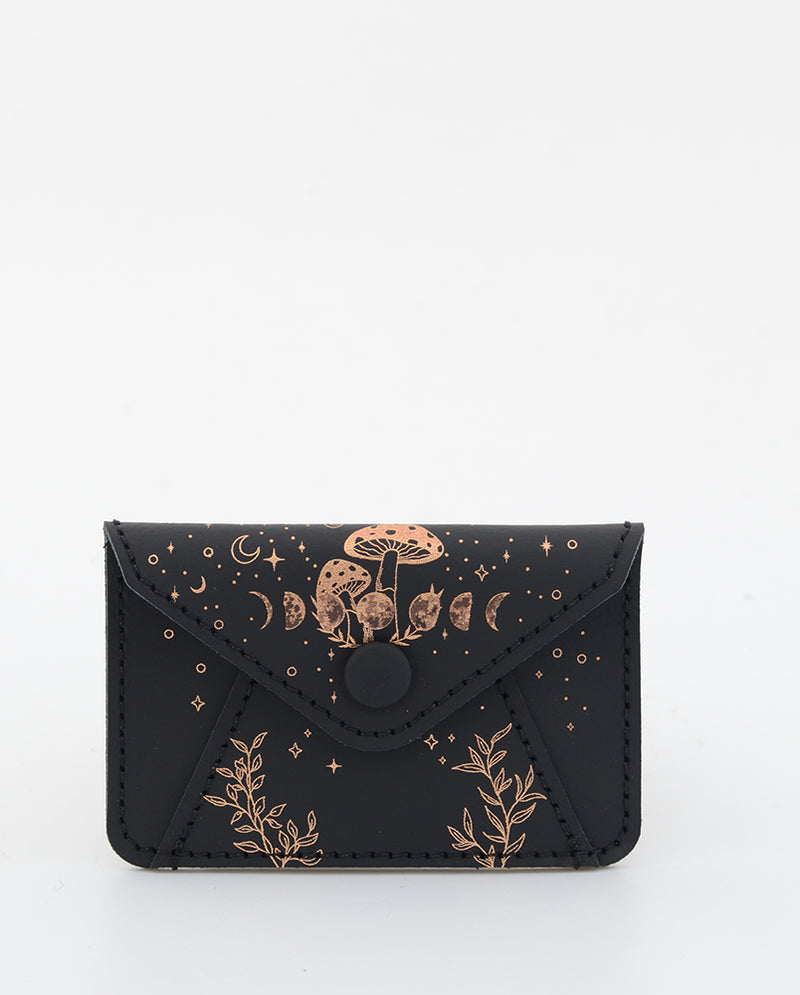 CARD WALLET MUSHROOM MOON