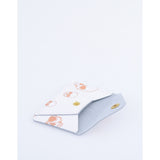 CARD WALLET WHITE ROSE GOLD SKULLS