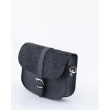 CROSS BODY SUEDE PAISLEY BLACK