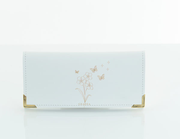 FLORAL WHITE WALLET