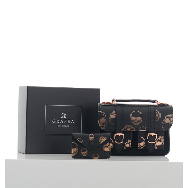 GIFT SET-MICRO ROSE GOLD SKULLS