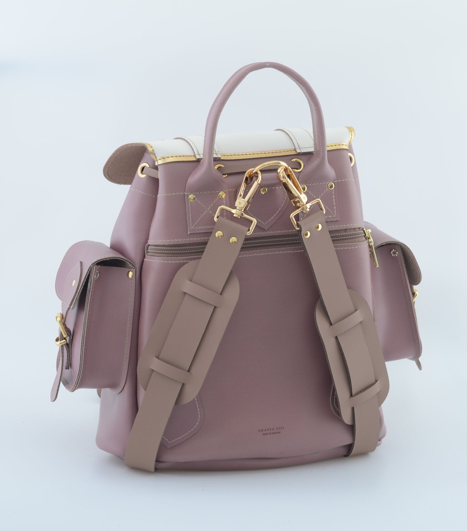 grafea backpack mini HARI II BLOSSOM- Leather Backpack – GRAFEA