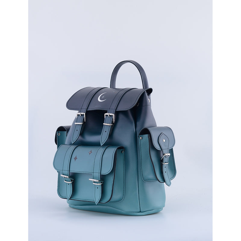dr martens leather backpack green HARI II GREEN MOON W- leather backpack – GRAFEA