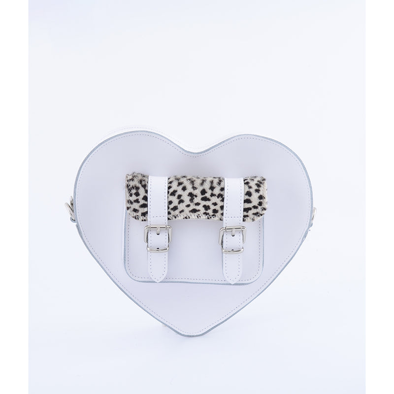 HEART SATCHEL DALMATIAN
