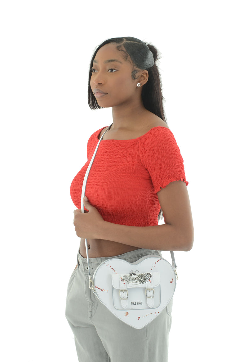 HEART SATCHEL SPLATTER heart Satchel GRAFEA