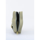 HEART SATCHEL SUEDE OLIVE