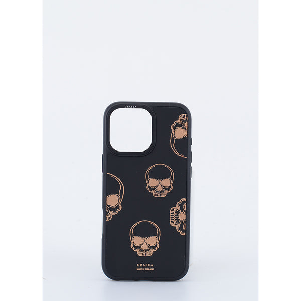 IPHONE CASE  - ROSE GOLD SKULLS