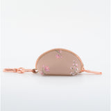 KEYRING PURSE BROWN KIMONO