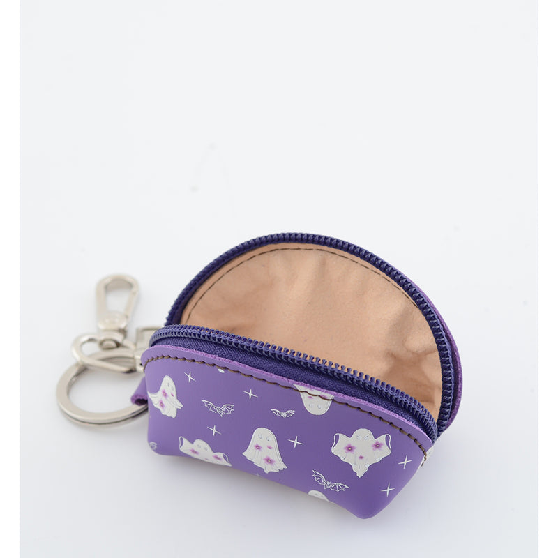 KEYRING PURSE FLORAL GHOSTS