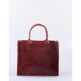 LANA CROC VINTAGE BURGUNDY