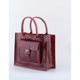 LANA CROC VINTAGE BURGUNDY
