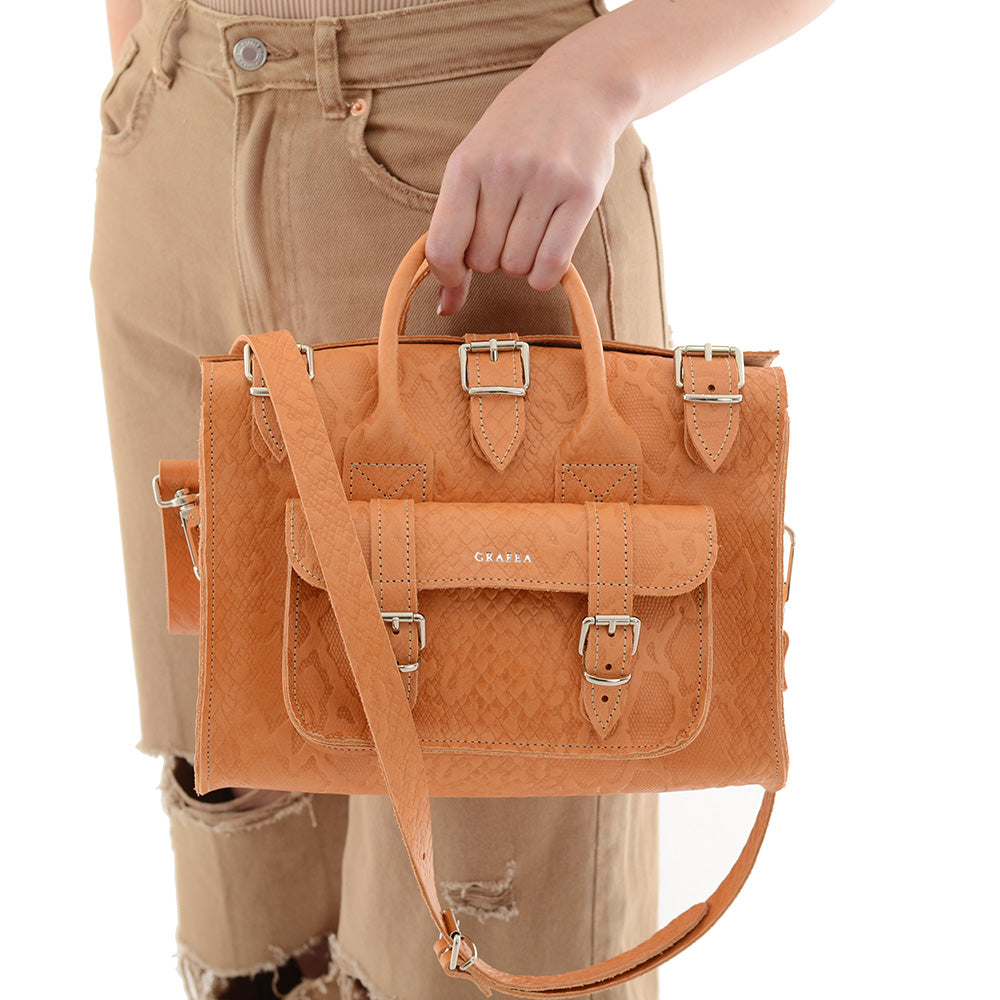 LUNA ANACONDA- Womens Leather Shoulder Bag – GRAFEA