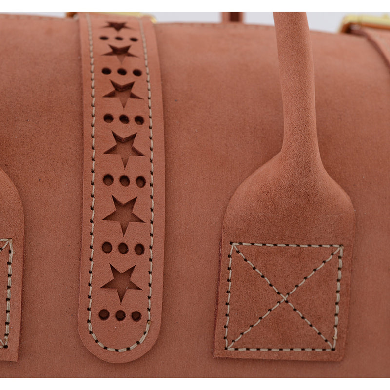 LUNA NUBUCK STARS TERRACOTTA