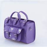 LUNA PURPLE SILVER SKULLS
