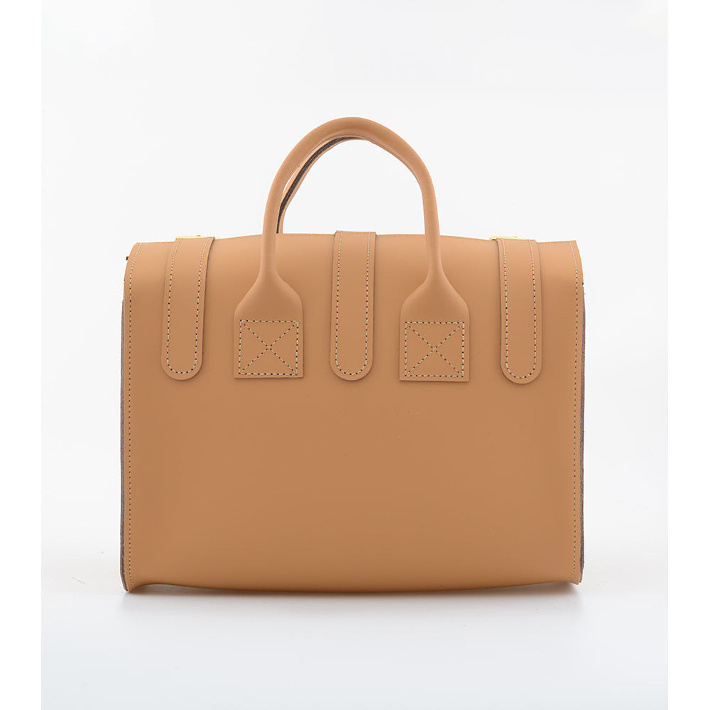 LUNA TOFFEE - Womens Leather Shoulder Bag – GRAFEA