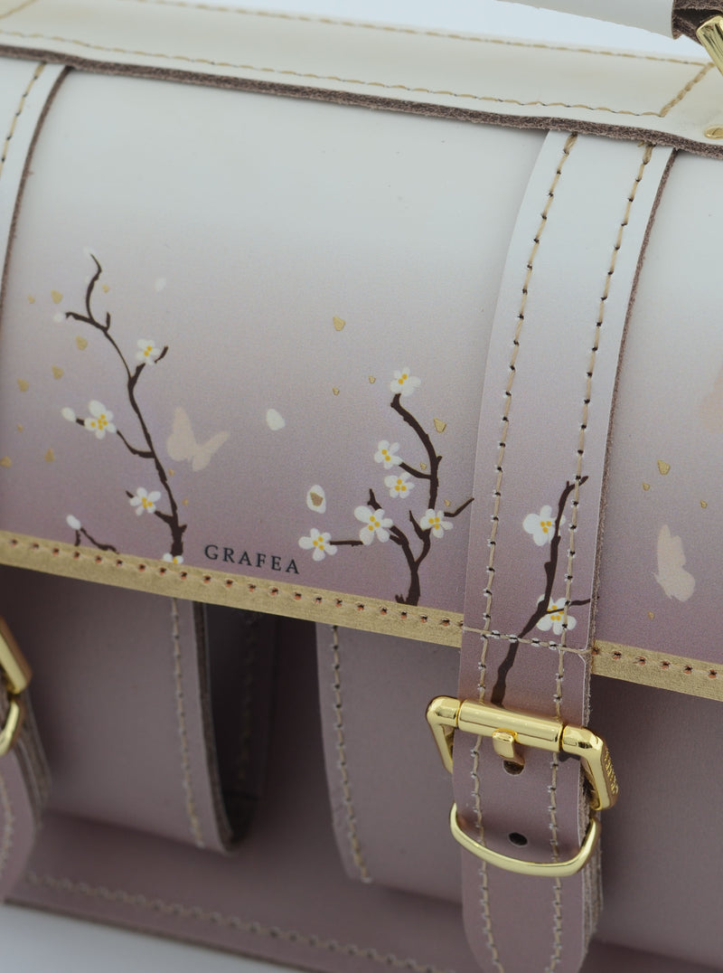 MICRO BLOSSOM - Mini Leather Satchel – GRAFEA