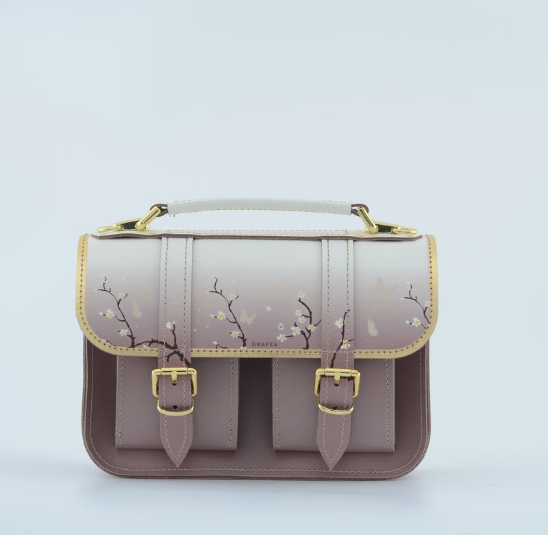 MICRO BLOSSOM - Mini Leather Satchel – GRAFEA
