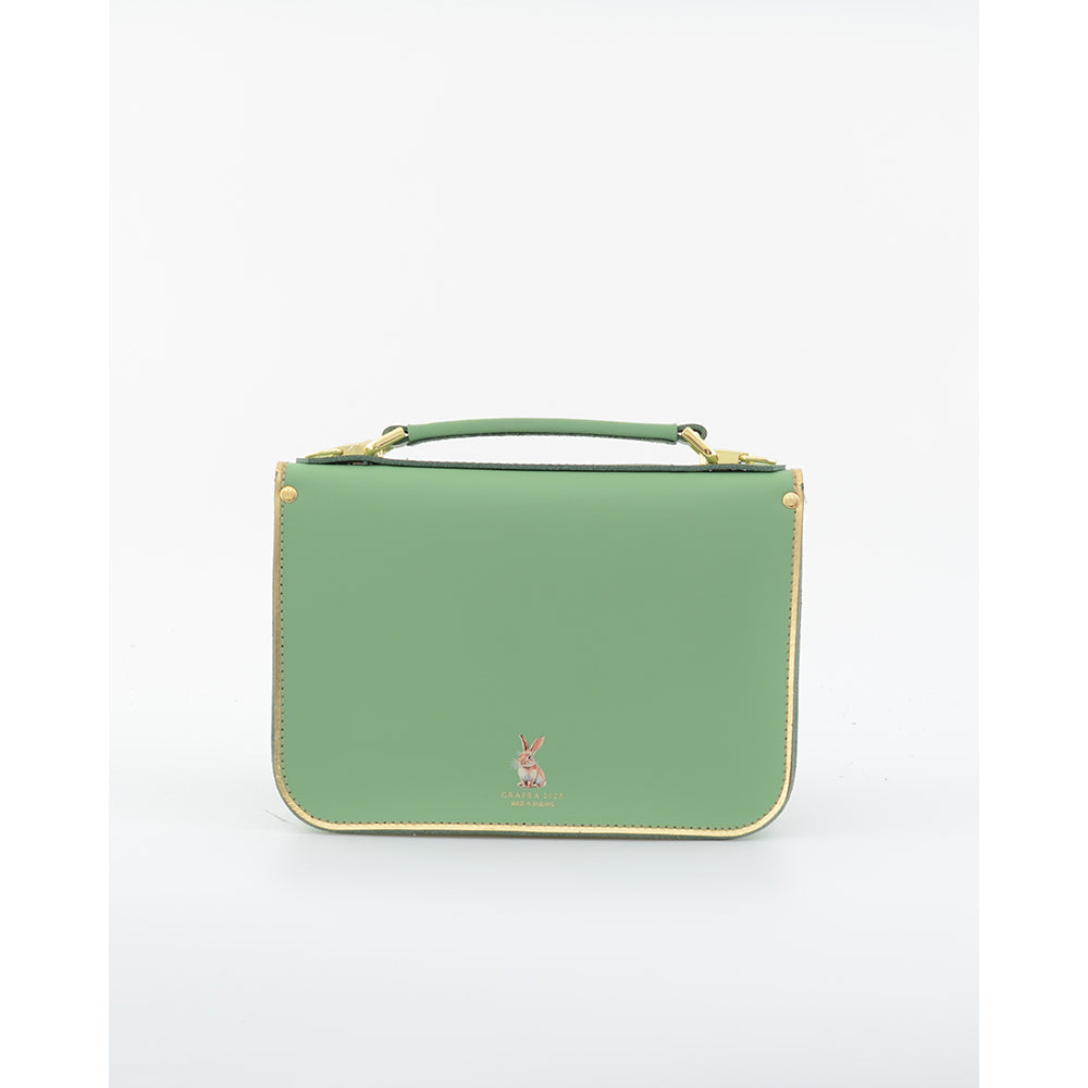 MICRO BUNNY RABBIT- Mini Leather Satchel – GRAFEA display picture 3