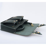 MICRO DARK GREEN KIMONO