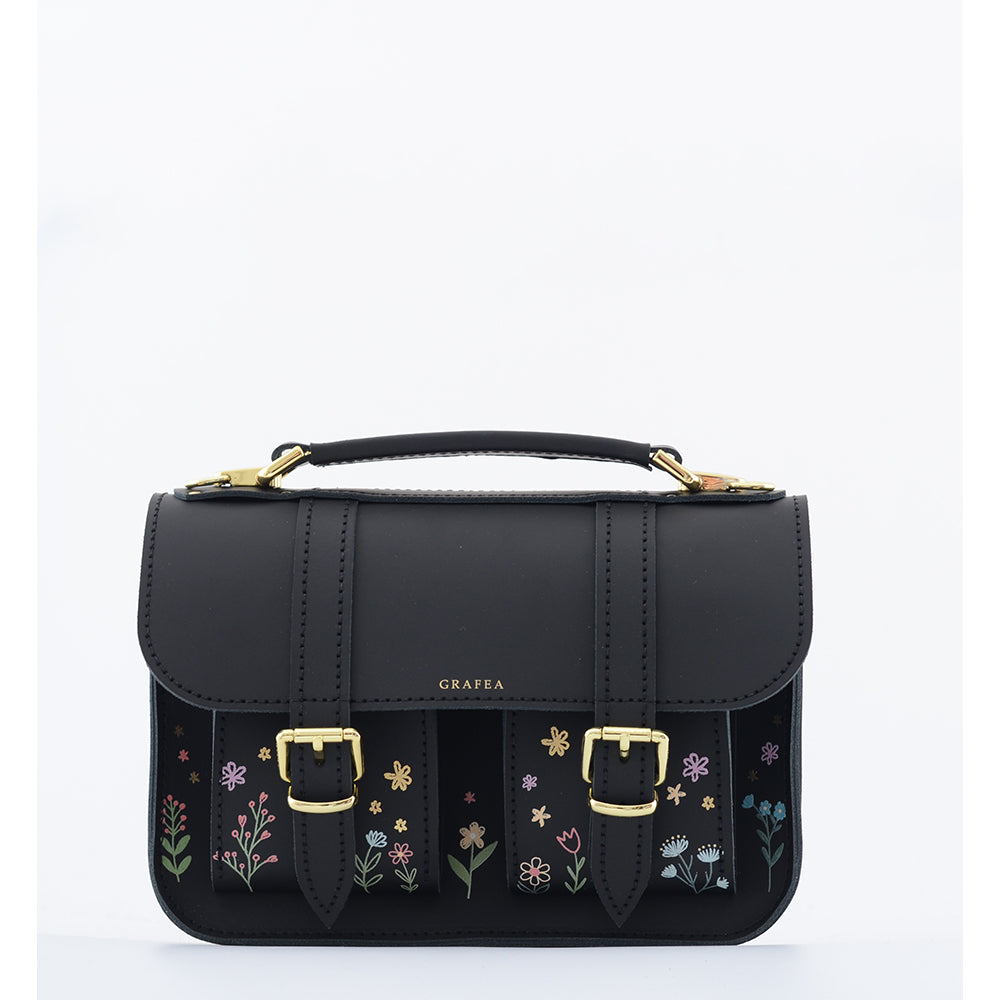 Micro Drawing Set MICRO DRAWING FLORAL- Mini Leather Satchel – GRAFEA