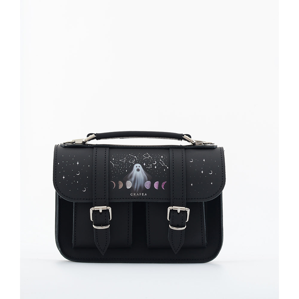 MICRO GHOST MOON- Mini Leather Satchel – GRAFEA