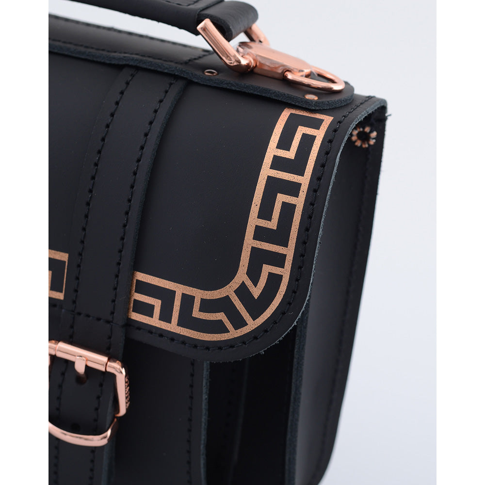 MICRO GREEK - Mini Leather Satchel – GRAFEA