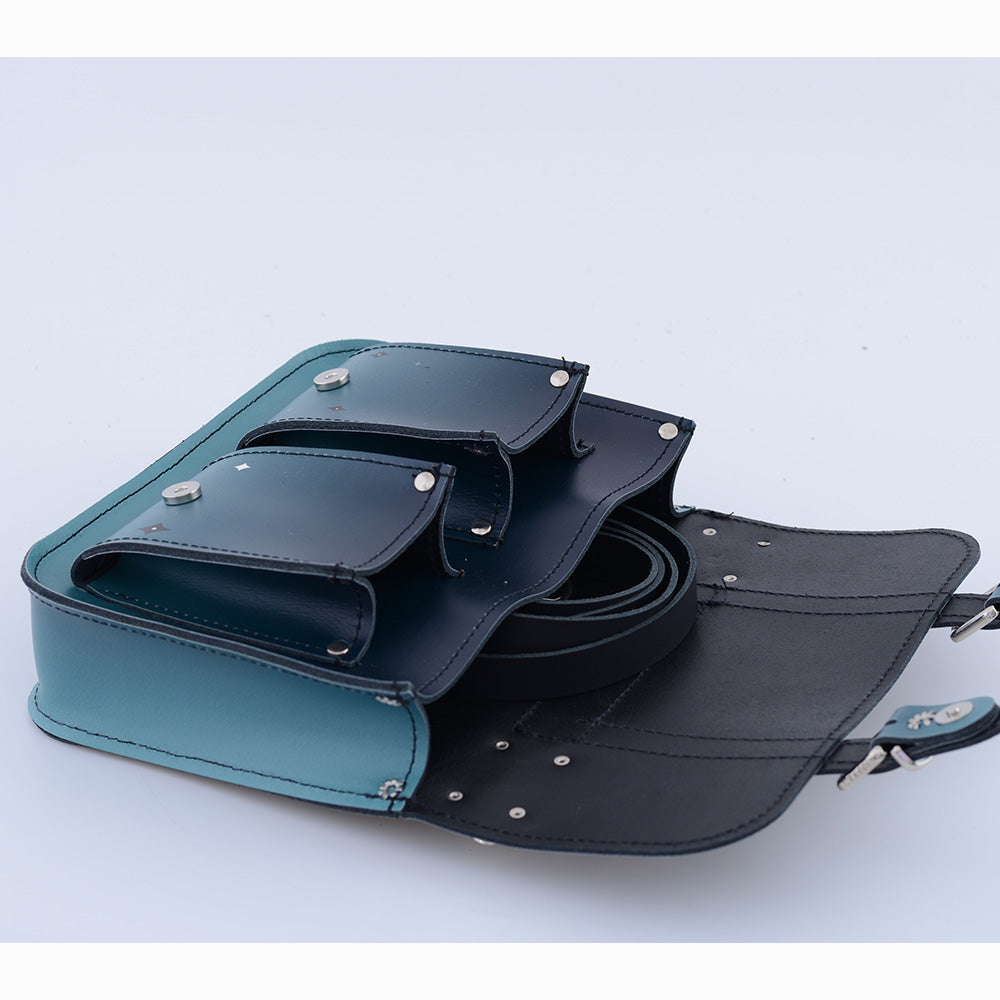 MICRO GREEN MOON - Mini Leather Satchel – GRAFEA