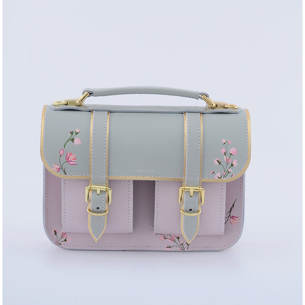 MICRO KIMONO - Mini Leather Satchel – GRAFEA