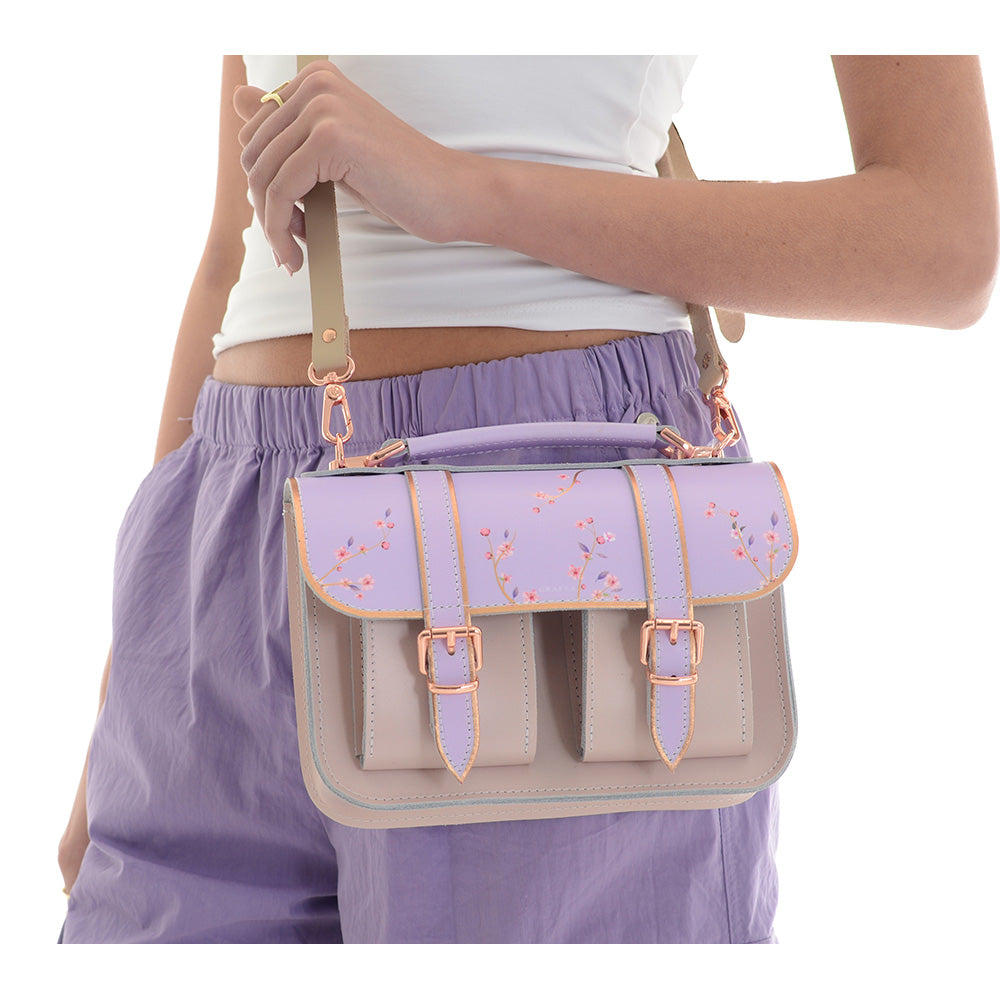 MICRO PASTEL KIMONO - Mini Leather Satchel – GRAFEA