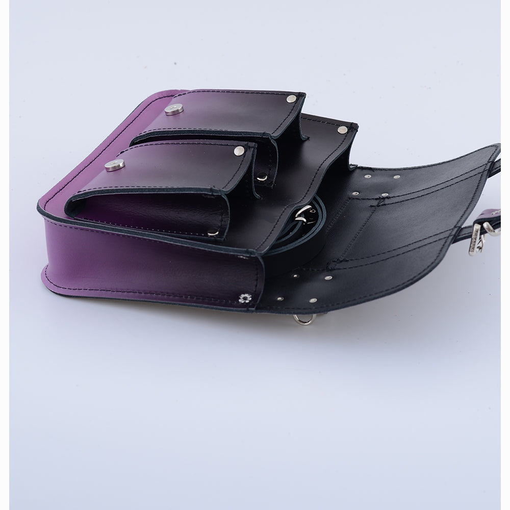 MICRO PURPLE MOON - Mini Leather Satchel – GRAFEA