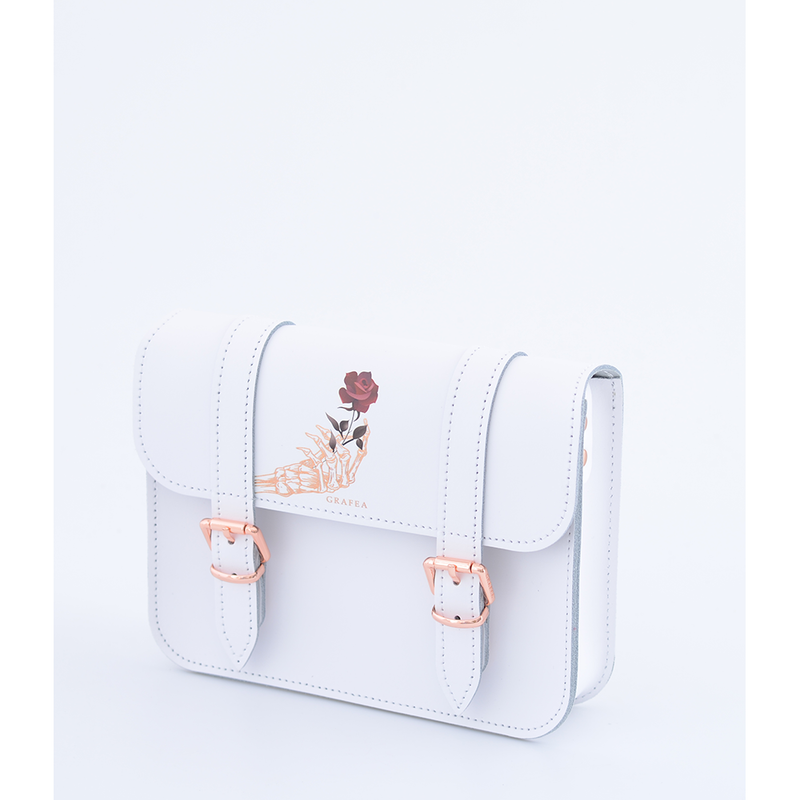MINI SATCHEL WHITE LOVE ME NOT