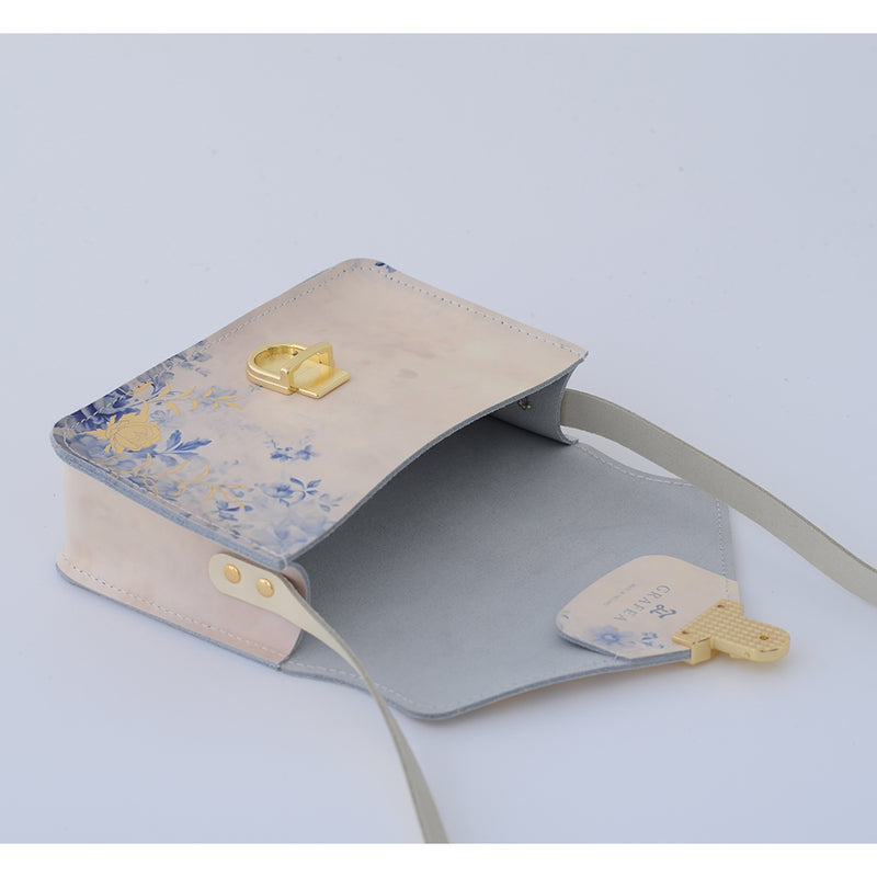 SMALL CROSSBODY BLUE GOLD