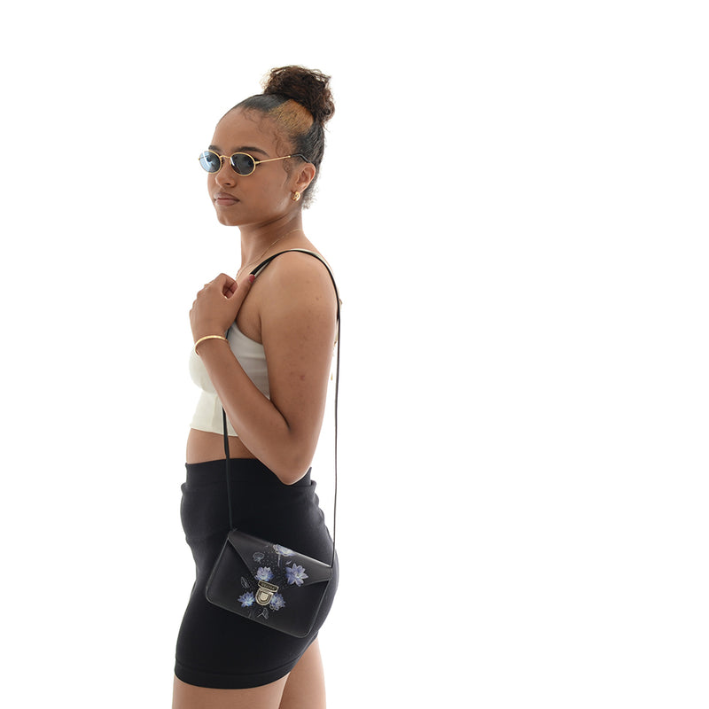 SMALL CROSSBODY COSMIC LOTUS