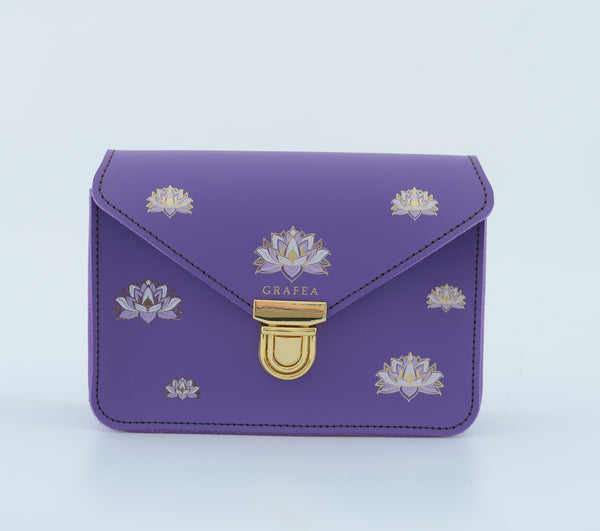 SMALL CROSSBODY GOLD LOTUS