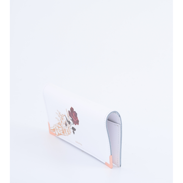 WHITE LOVE ME NOT WALLET