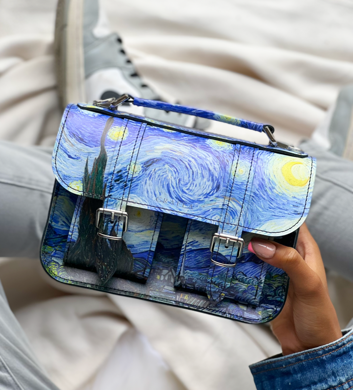 MICRO ART- Mini Leather Satchel – GRAFEA