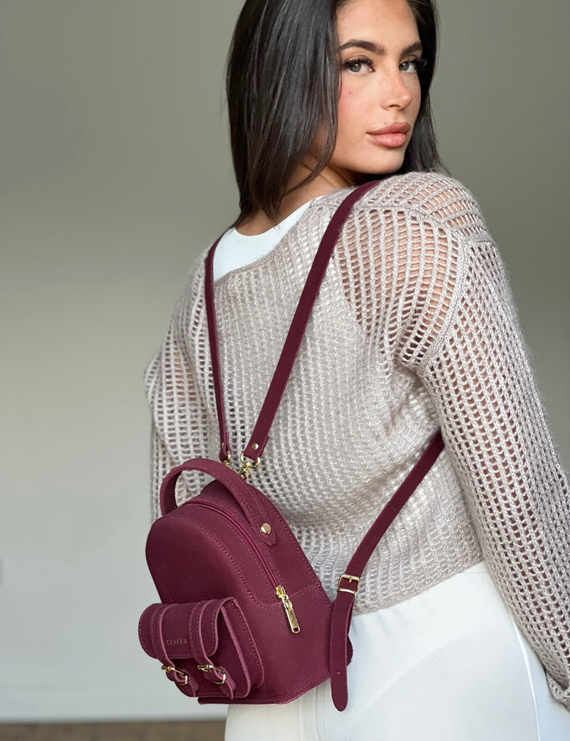 PEGGY SUEDE MULBERRY