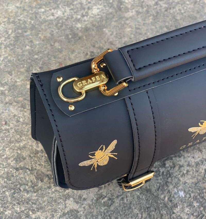 SMALL CROSSBODY BEE - Leather Shoulder Bag – GRAFEA