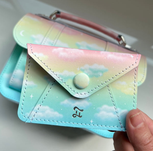 CARD WALLET PASTEL CLOUDS