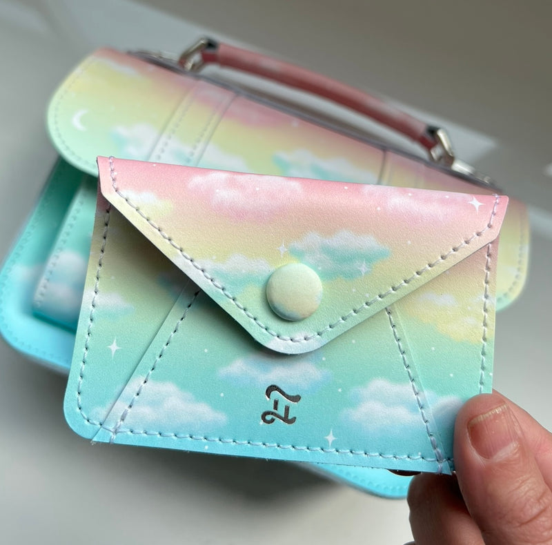 CARD WALLET PASTEL CLOUDS