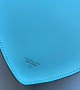 HEART SATCHEL LIGHT BLUE