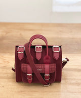 LUNA SMALL SUEDE MULBERRY