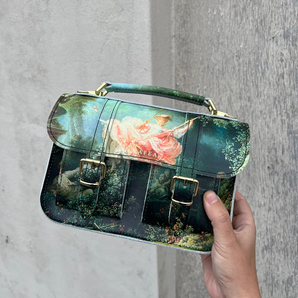 【極美品/希少】ミケランジェロ ダレスバッグ サフィアーノレザー 深緑 A4可 Prada サフィアーノレザー ミニバッグ | グリーン | FARFETCH JP