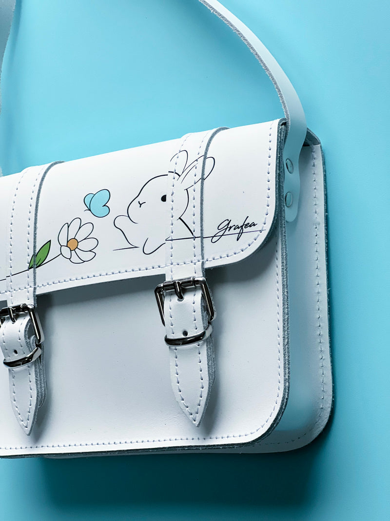 MINI SATCHEL BUNNY - Mini Leather Satchel – GRAFEA