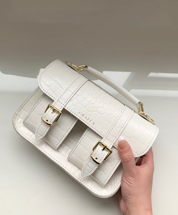 MICRO OFF WHITE CROC