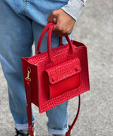 MINI LANA SUEDE RED