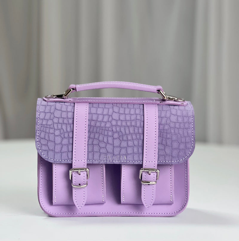 MICRO DOUBLE SUEDE LILAC