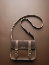 MINI SATCHEL SUEDE BROWN